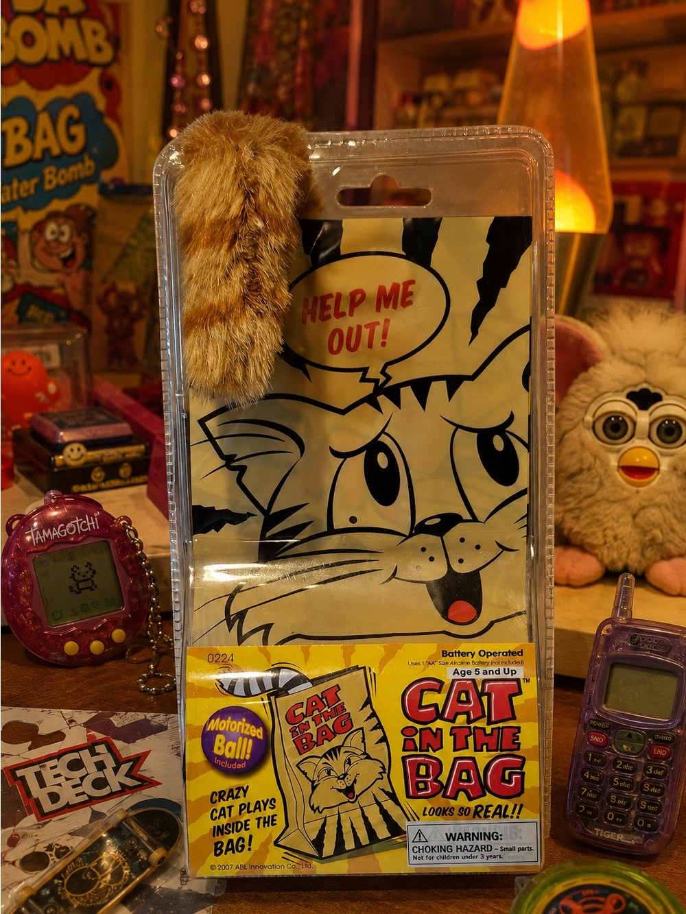 Vintage Westminster Cat In The Bag Motorized Y2K Prank Toy New Sealed